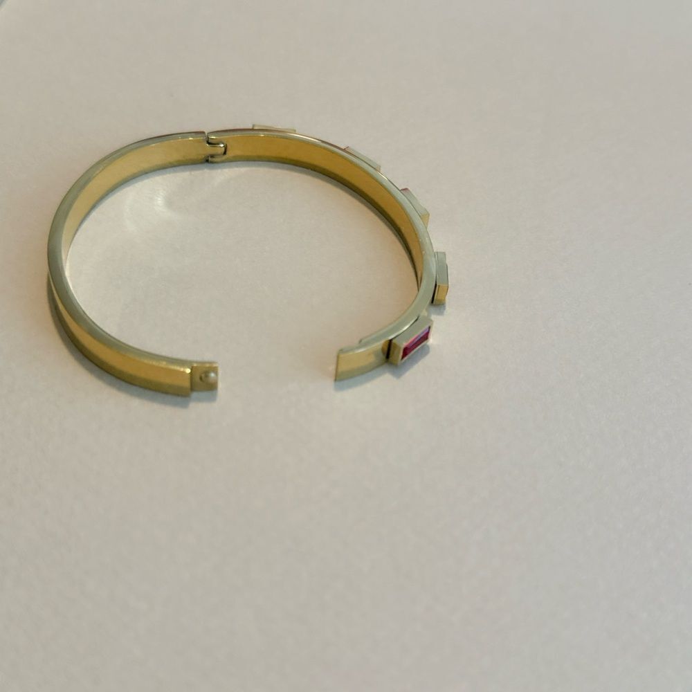 Red crystal bangle M811 - Picture 5 of 5